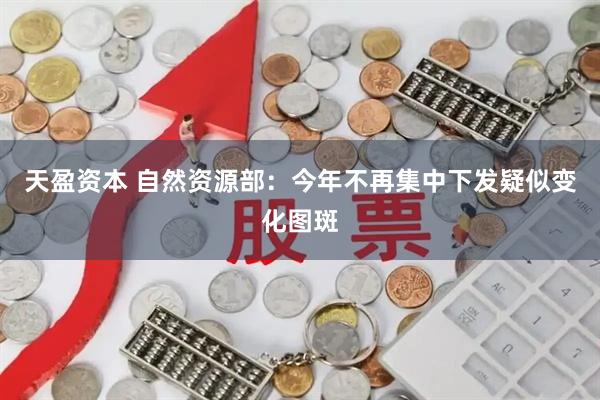 天盈资本 自然资源部：今年不再集中下发疑似变化图斑