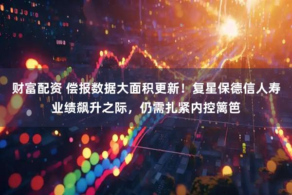 财富配资 偿报数据大面积更新！复星保德信人寿业绩飙升之际，仍需扎紧内控篱笆